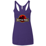T-Shirts Purple / X-Small Battle Park Women's Triblend Racerback Tank