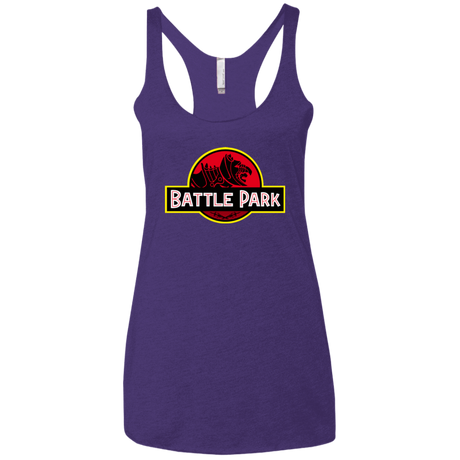 T-Shirts Purple / X-Small Battle Park Women's Triblend Racerback Tank