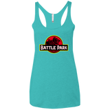 T-Shirts Tahiti Blue / X-Small Battle Park Women's Triblend Racerback Tank