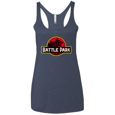 T-Shirts Vintage Navy / X-Small Battle Park Women's Triblend Racerback Tank