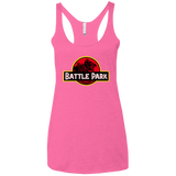 T-Shirts Vintage Pink / X-Small Battle Park Women's Triblend Racerback Tank