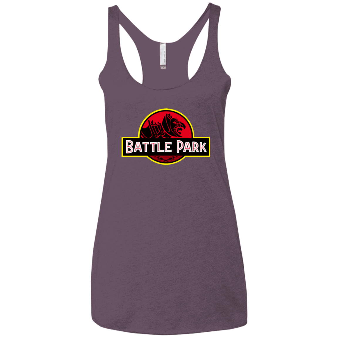 T-Shirts Vintage Purple / X-Small Battle Park Women's Triblend Racerback Tank