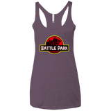 T-Shirts Vintage Purple / X-Small Battle Park Women's Triblend Racerback Tank