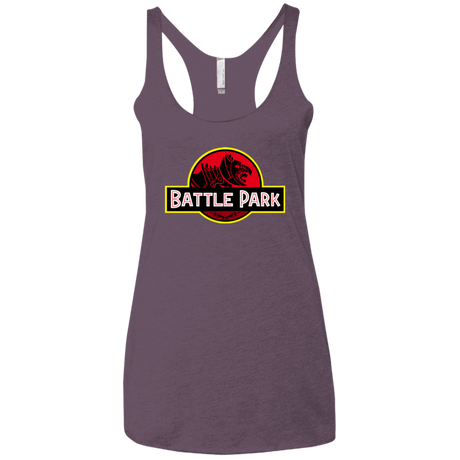 T-Shirts Vintage Purple / X-Small Battle Park Women's Triblend Racerback Tank