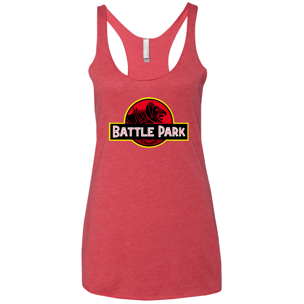 T-Shirts Vintage Red / X-Small Battle Park Women's Triblend Racerback Tank