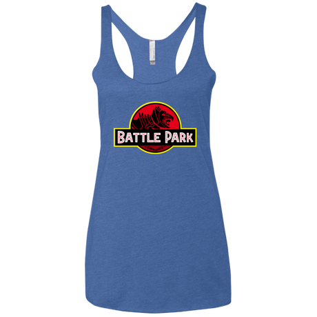 T-Shirts Vintage Royal / X-Small Battle Park Women's Triblend Racerback Tank