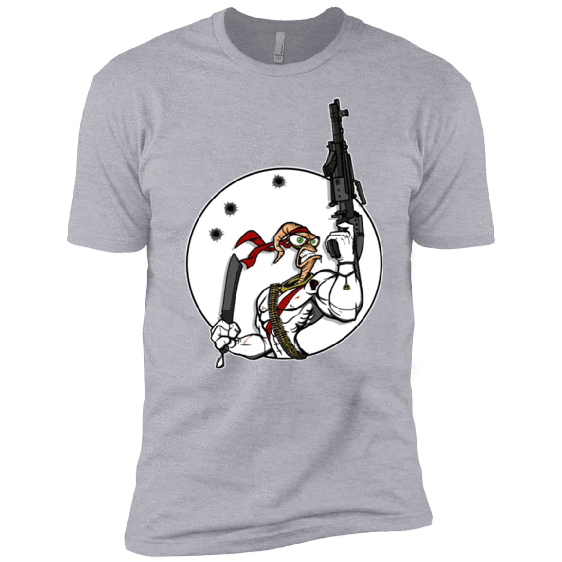 T-Shirts Heather Grey / YXS Battle Worm Boys Premium T-Shirt