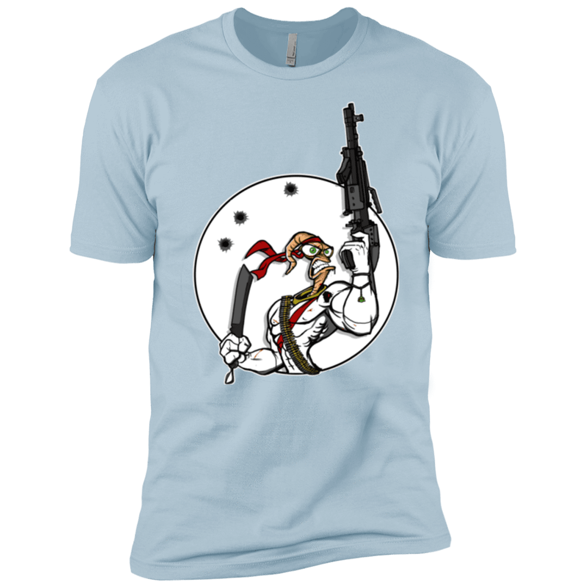 T-Shirts Light Blue / YXS Battle Worm Boys Premium T-Shirt