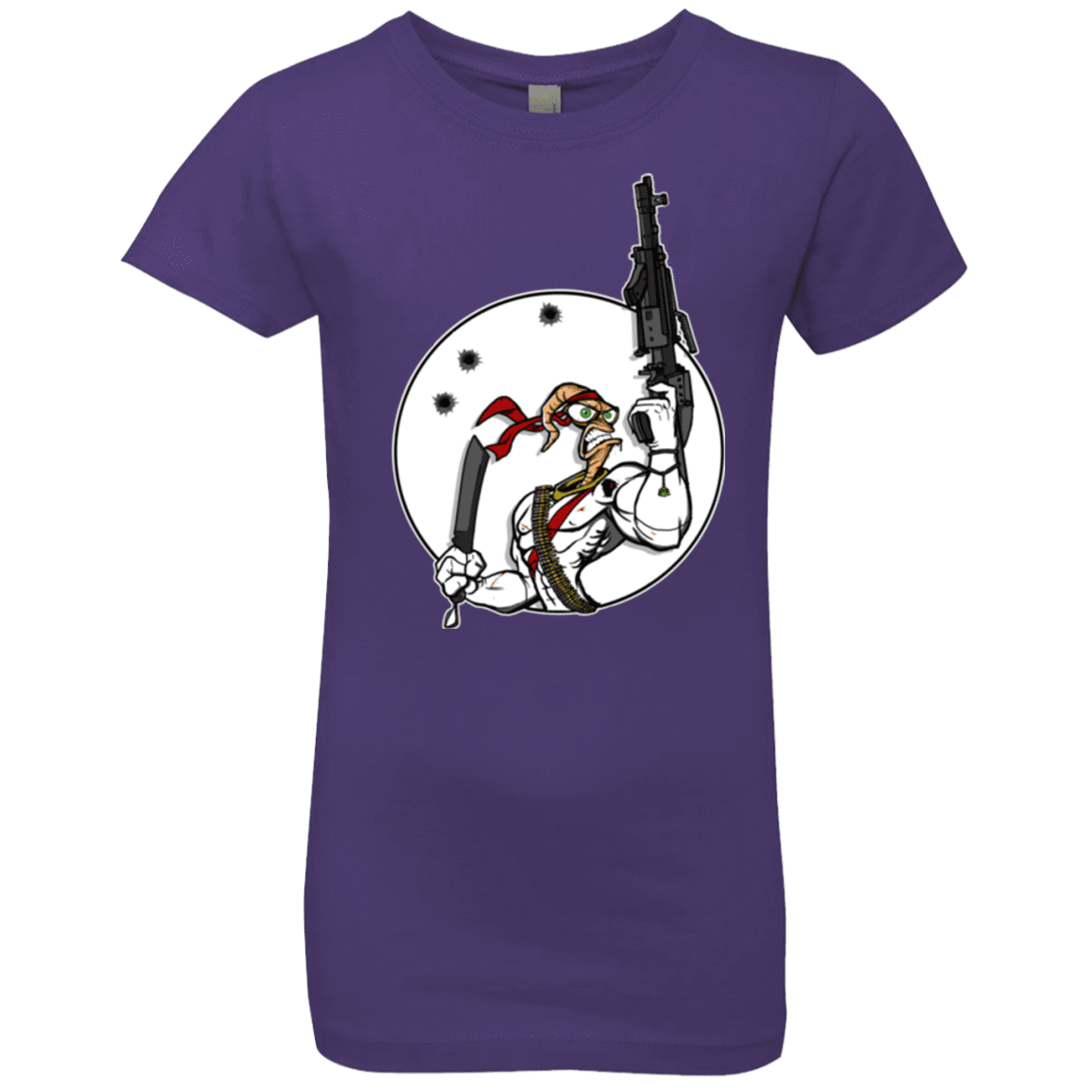 T-Shirts Purple Rush / YXS Battle Worm Girls Premium T-Shirt