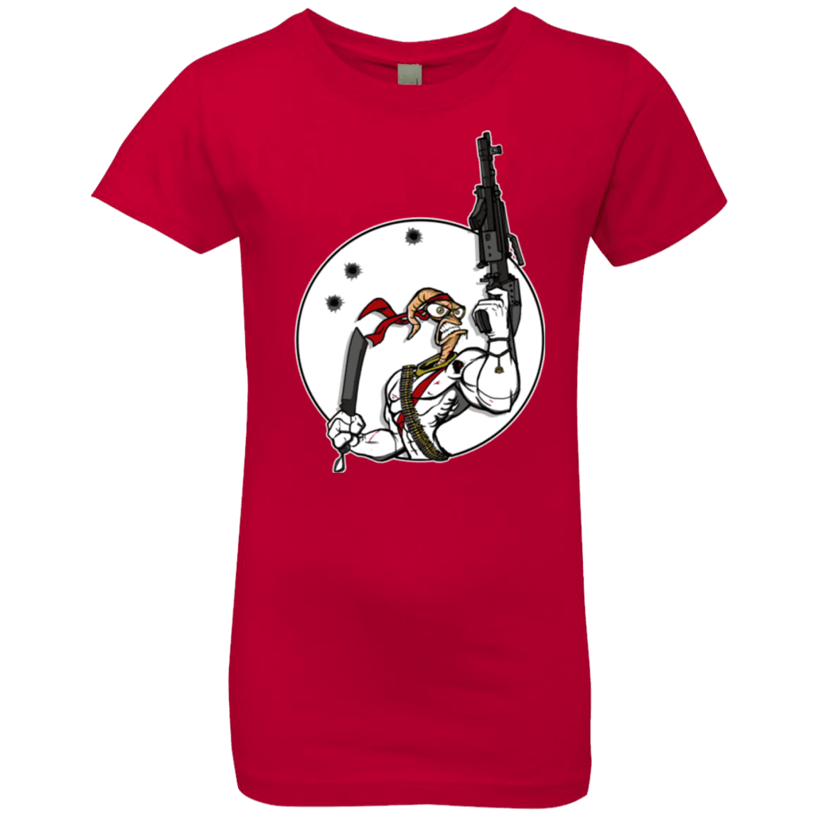 T-Shirts Red / YXS Battle Worm Girls Premium T-Shirt