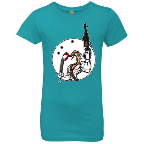 T-Shirts Tahiti Blue / YXS Battle Worm Girls Premium T-Shirt