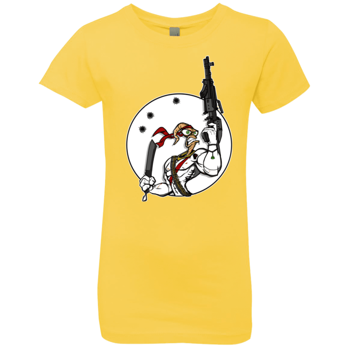 T-Shirts Vibrant Yellow / YXS Battle Worm Girls Premium T-Shirt