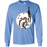 T-Shirts Carolina Blue / S Battle Worm Men's Long Sleeve T-Shirt