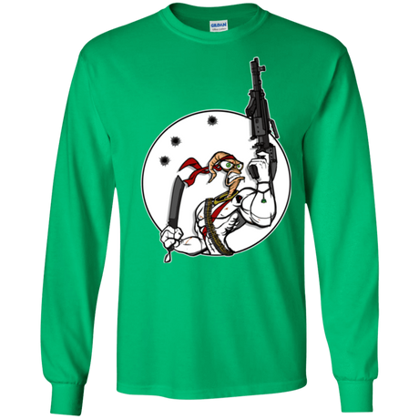 T-Shirts Irish Green / S Battle Worm Men's Long Sleeve T-Shirt