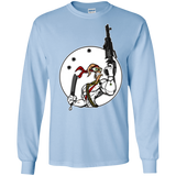 T-Shirts Light Blue / S Battle Worm Men's Long Sleeve T-Shirt