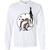 T-Shirts White / S Battle Worm Men's Long Sleeve T-Shirt