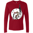 T-Shirts Cardinal / S Battle Worm Men's Premium Long Sleeve