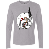 T-Shirts Heather Grey / S Battle Worm Men's Premium Long Sleeve