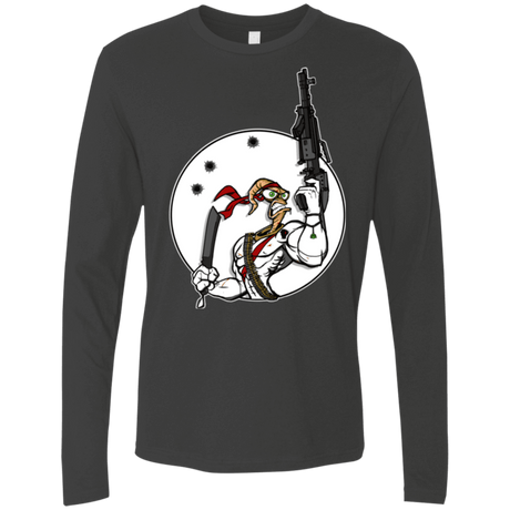 T-Shirts Heavy Metal / S Battle Worm Men's Premium Long Sleeve