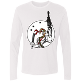 T-Shirts White / S Battle Worm Men's Premium Long Sleeve