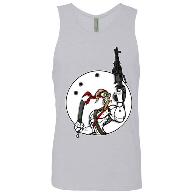 T-Shirts Heather Grey / S Battle Worm Men's Premium Tank Top