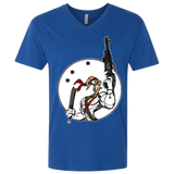 T-Shirts Royal / X-Small Battle Worm Men's Premium V-Neck