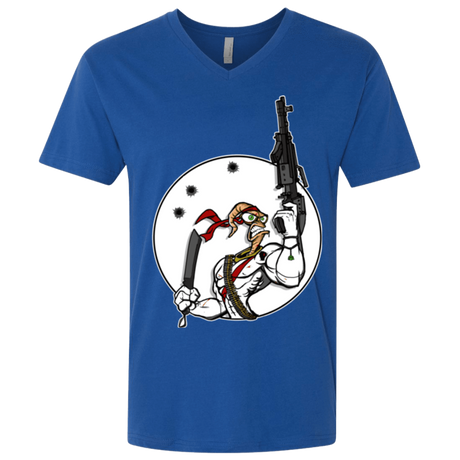 T-Shirts Royal / X-Small Battle Worm Men's Premium V-Neck
