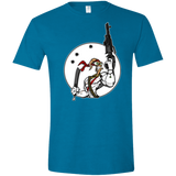 T-Shirts Antique Sapphire / S Battle Worm Men's Semi-Fitted Softstyle