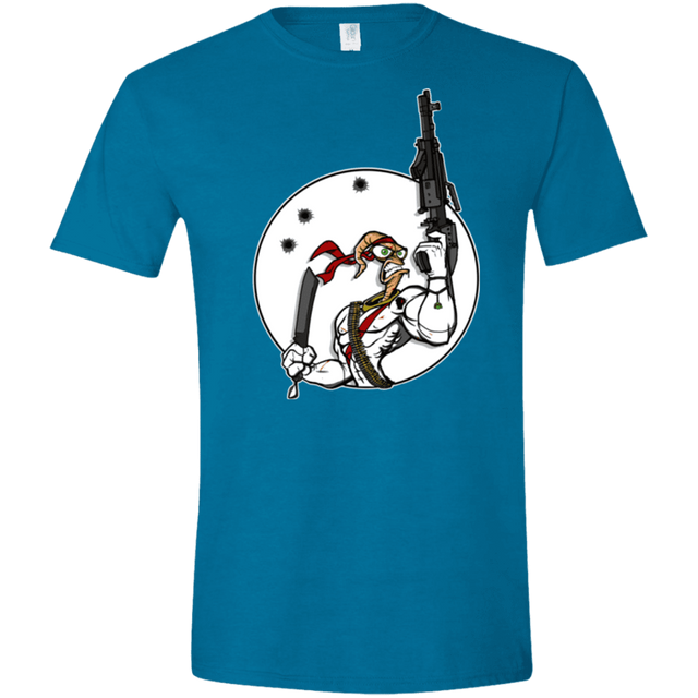 T-Shirts Antique Sapphire / S Battle Worm Men's Semi-Fitted Softstyle