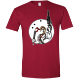 T-Shirts Cardinal Red / S Battle Worm Men's Semi-Fitted Softstyle