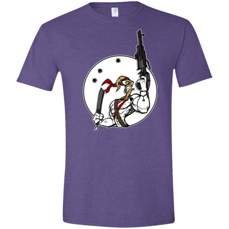 T-Shirts Heather Purple / S Battle Worm Men's Semi-Fitted Softstyle