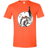 T-Shirts Orange / S Battle Worm Men's Semi-Fitted Softstyle