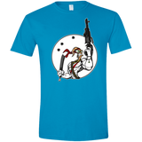 T-Shirts Sapphire / S Battle Worm Men's Semi-Fitted Softstyle