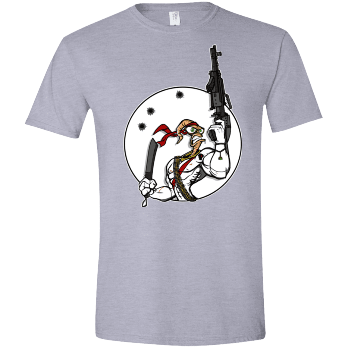 T-Shirts Sport Grey / X-Small Battle Worm Men's Semi-Fitted Softstyle