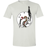 T-Shirts White / X-Small Battle Worm Men's Semi-Fitted Softstyle