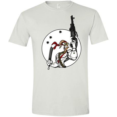 T-Shirts White / X-Small Battle Worm Men's Semi-Fitted Softstyle