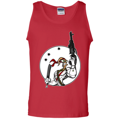 T-Shirts Red / S Battle Worm Men's Tank Top