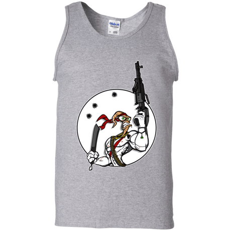 T-Shirts Sport Grey / S Battle Worm Men's Tank Top