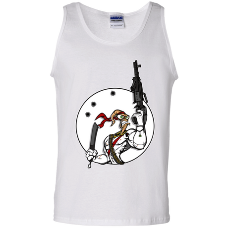 T-Shirts White / S Battle Worm Men's Tank Top