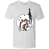 T-Shirts Heather White / S Battle Worm Men's Triblend T-Shirt