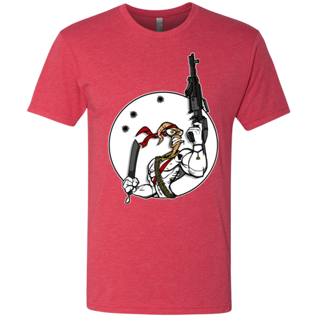T-Shirts Vintage Red / S Battle Worm Men's Triblend T-Shirt