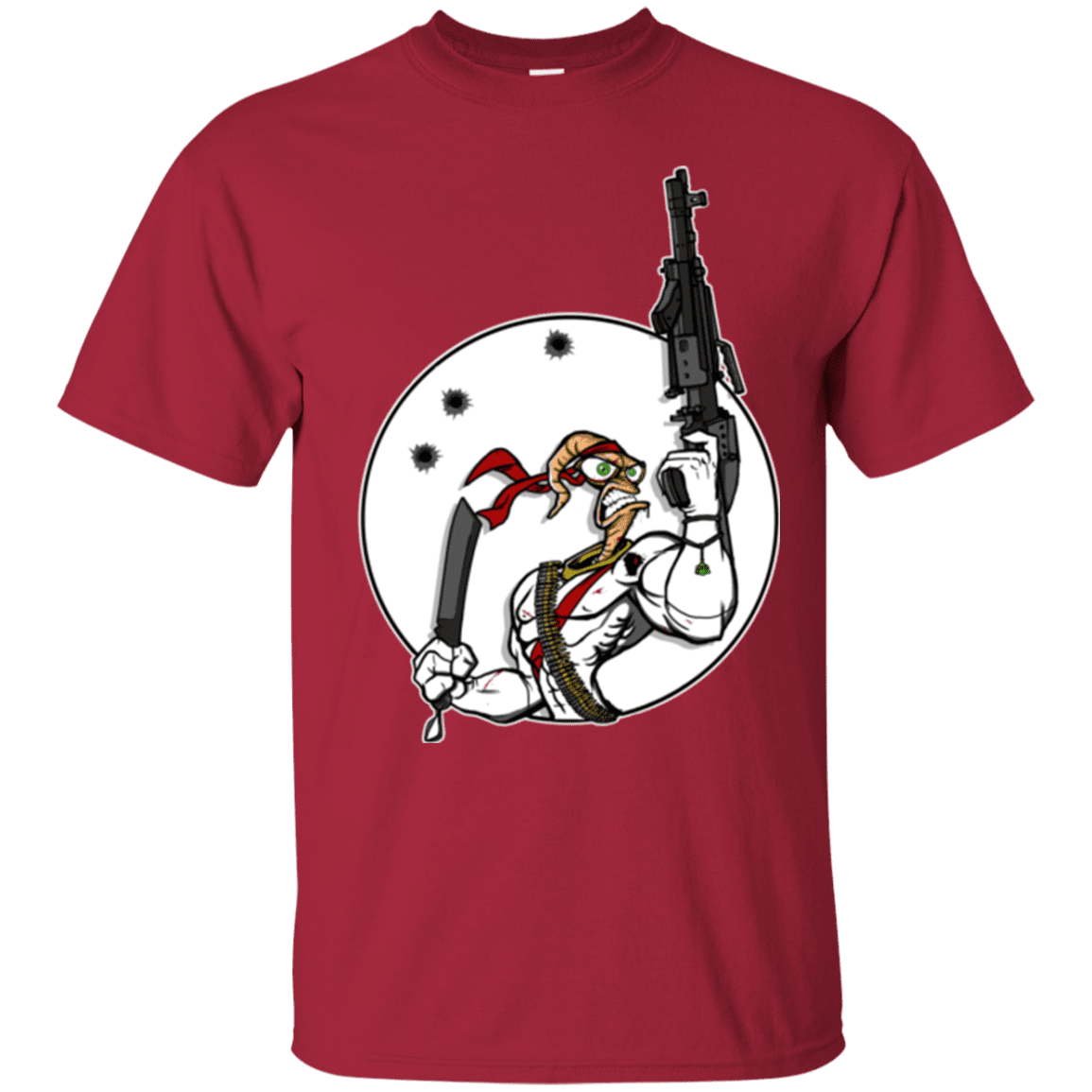 T-Shirts Cardinal / S Battle Worm T-Shirt