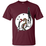 T-Shirts Maroon / S Battle Worm T-Shirt