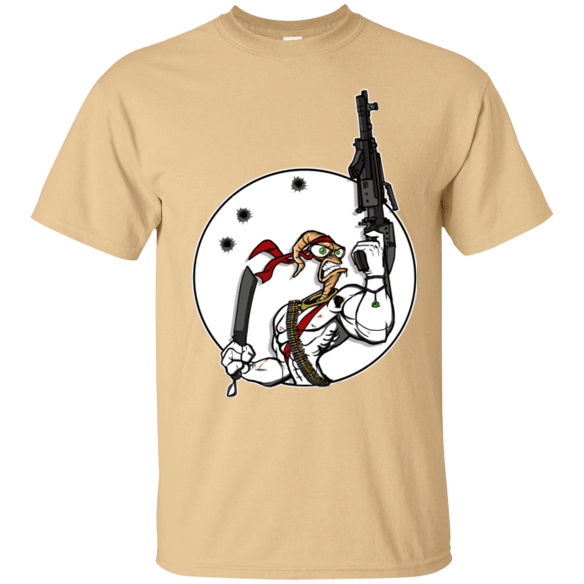 T-Shirts Vegas Gold / S Battle Worm T-Shirt