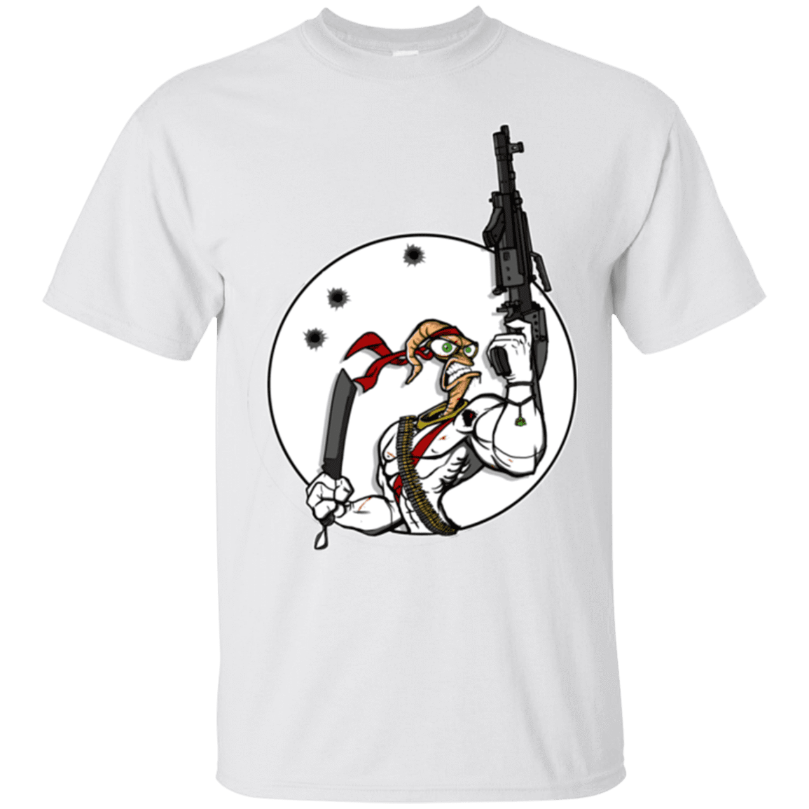 T-Shirts White / S Battle Worm T-Shirt