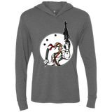 T-Shirts Premium Heather / X-Small Battle Worm Triblend Long Sleeve Hoodie Tee