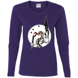 T-Shirts Purple / S Battle Worm Women's Long Sleeve T-Shirt