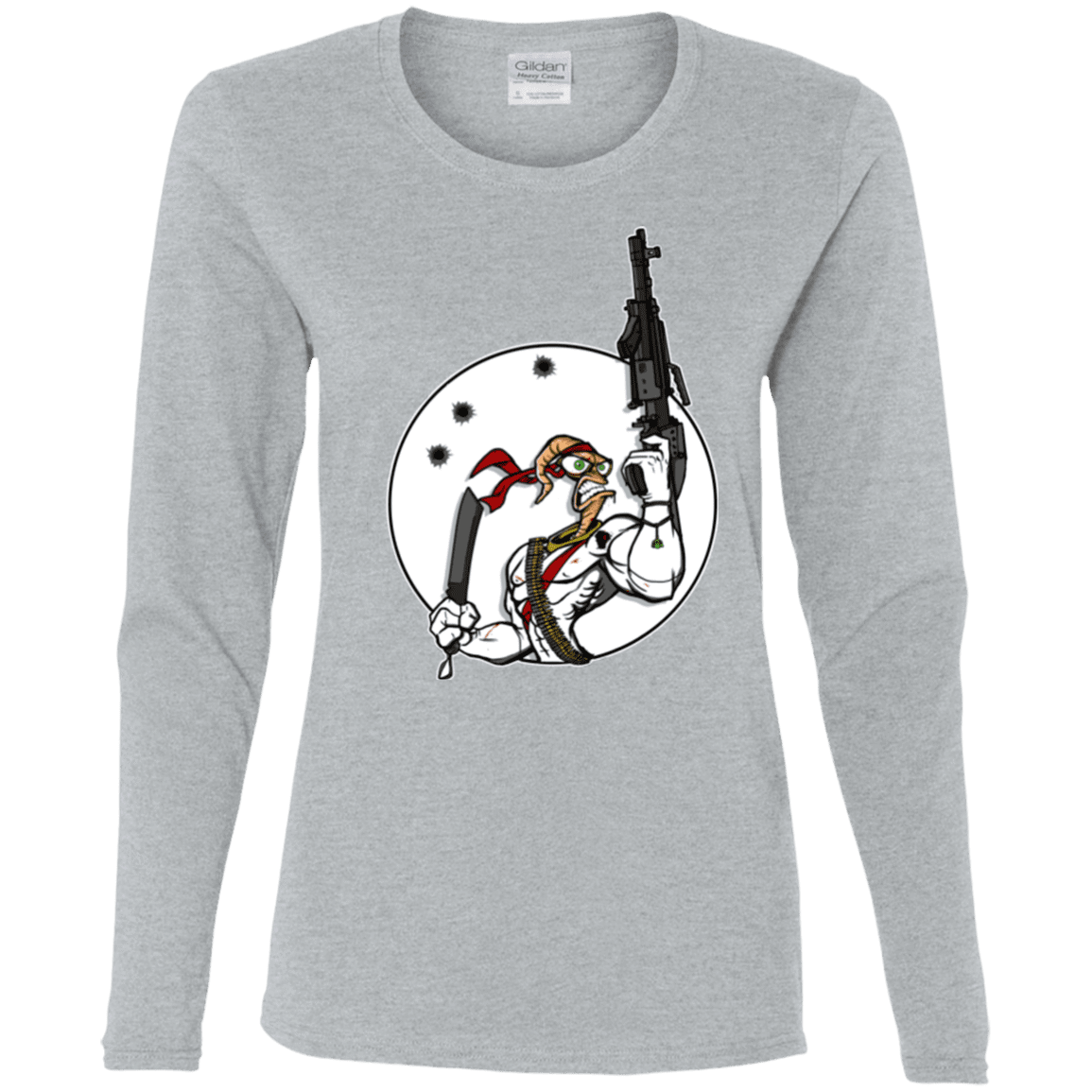 T-Shirts Sport Grey / S Battle Worm Women's Long Sleeve T-Shirt