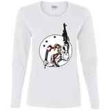 T-Shirts White / S Battle Worm Women's Long Sleeve T-Shirt