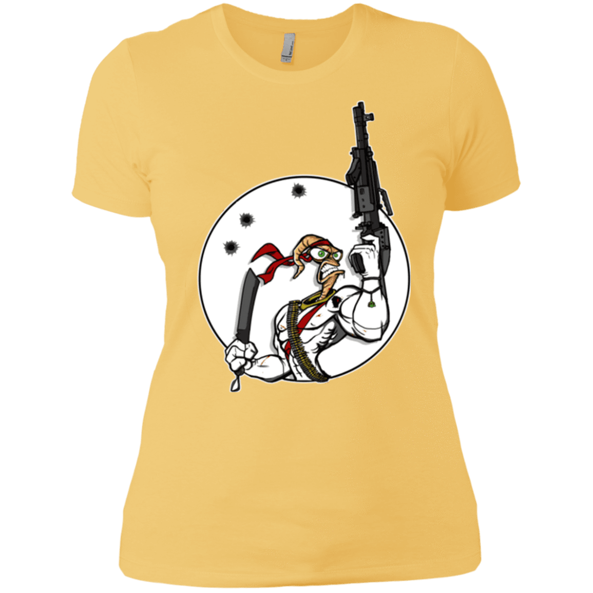 T-Shirts Banana Cream/ / X-Small Battle Worm Women's Premium T-Shirt